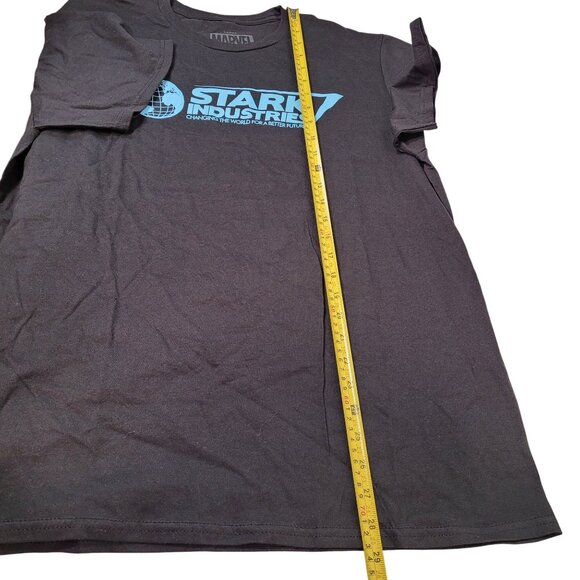 Marvel Unisex Stark Industries Short Sleeves T-Shirt Large Black Cotton New - Picture 6 of 6